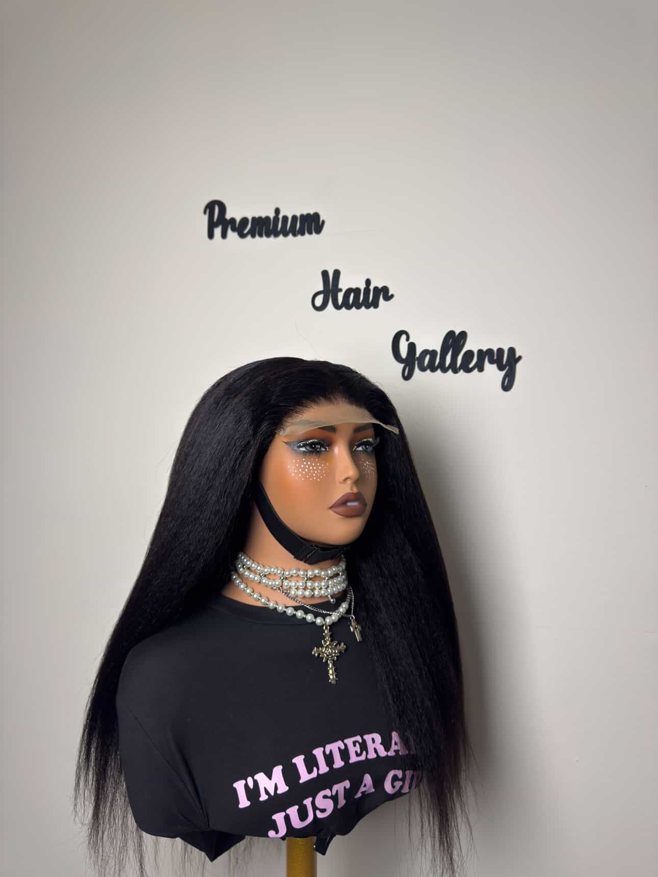 Kinky straight wig (22 inches)