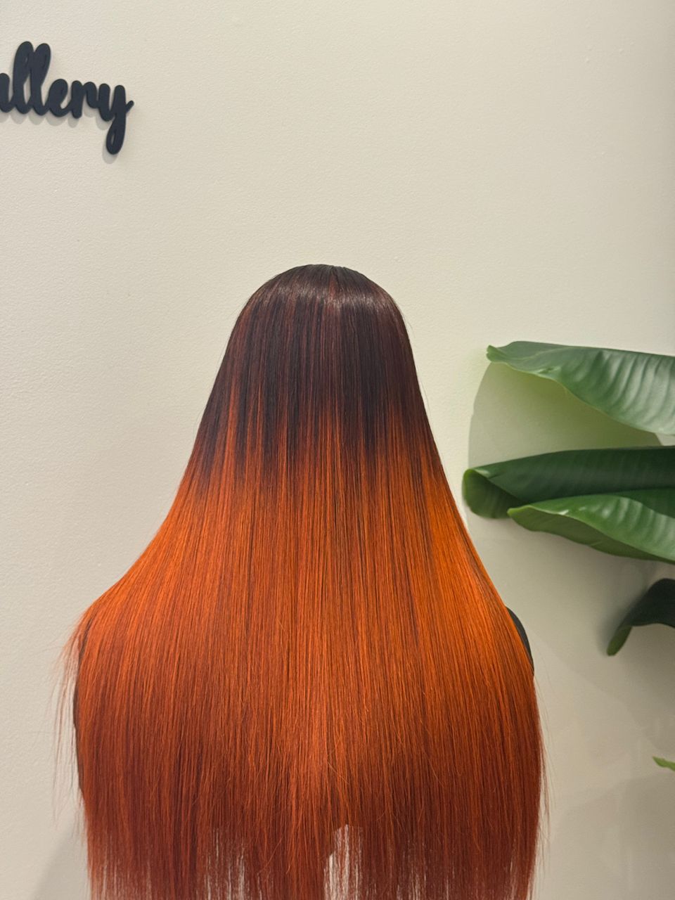 Wig Ombré Orange (18 inches)