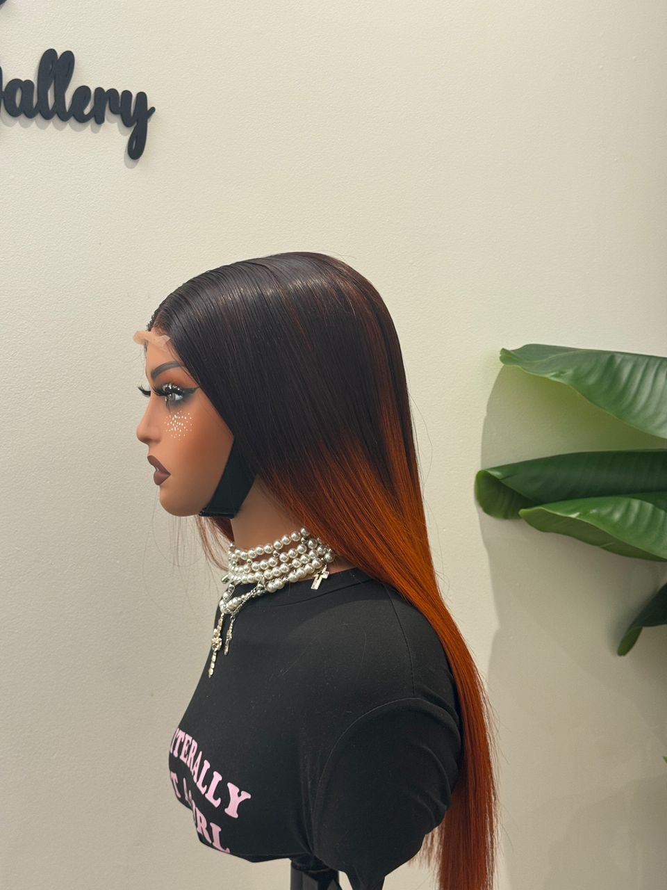 Wig Ombré Orange (18 inches)